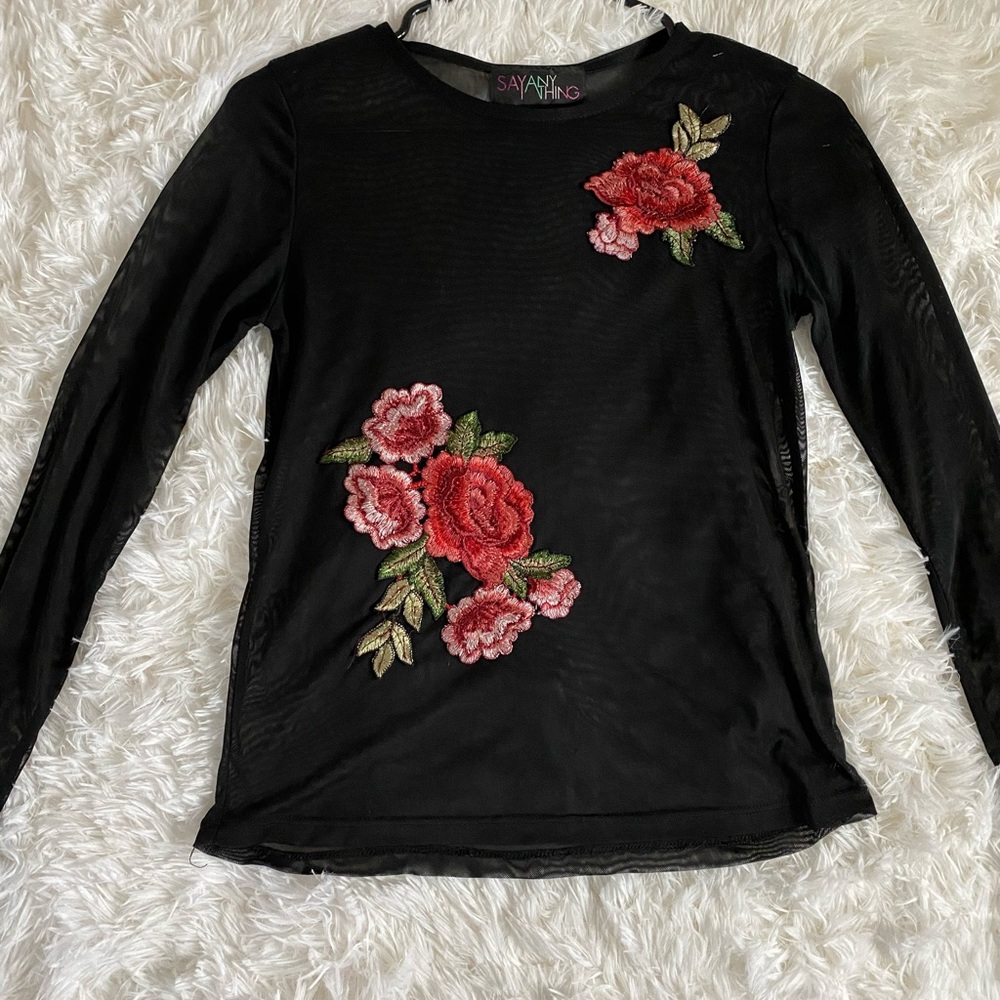 Mesh Black top